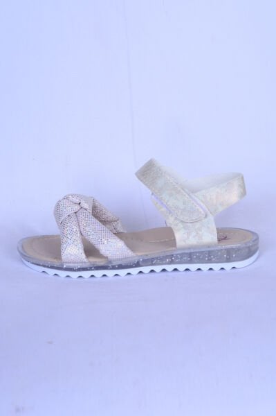 AYAKMOD Arzen 24-409F Bilekten Ve Ayaktan Cırtcırtlı Ortepedik Taban Pudra Çocuk Sandalet