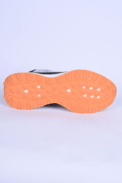 Pierre Cardin 10106 Fileli Yüksek Taban Esnek Rahat Taban Beyaz-Haki Günlük Kadın Spor Ayakkabı