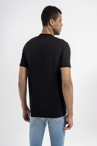 Loft 2036411 Siyah Erkek Regular Fit Bisiklet Yaka  Normal Kesim Loft Logo Yazı Baskılı %100 Pamuk Tşört
