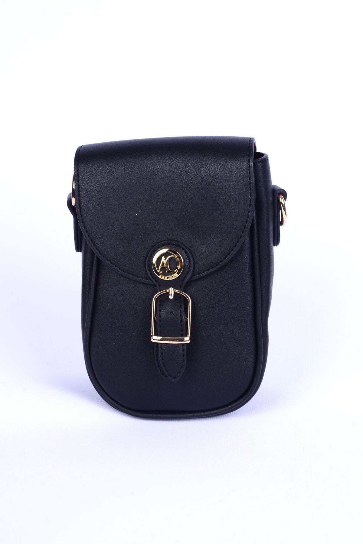 Armine Club ARM1034 Siyah Kadın Detaylı Deri Çanta