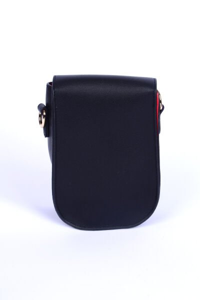 Armine Club ARM1034 Siyah Kadın Detaylı Deri Çanta