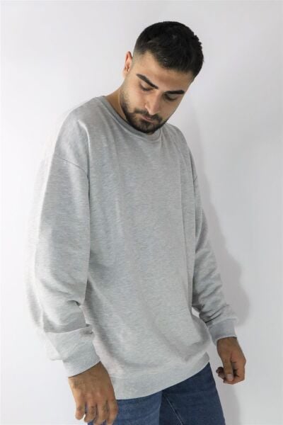 Cazador 22KCEEO05048 Erkek Gri Sweat