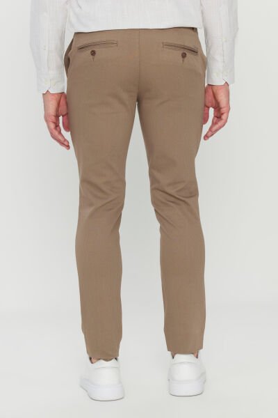 Altınyıldız ACE001252192 Beji Erkek Slim Fit Yandan Cepli Kumaş Pantolon