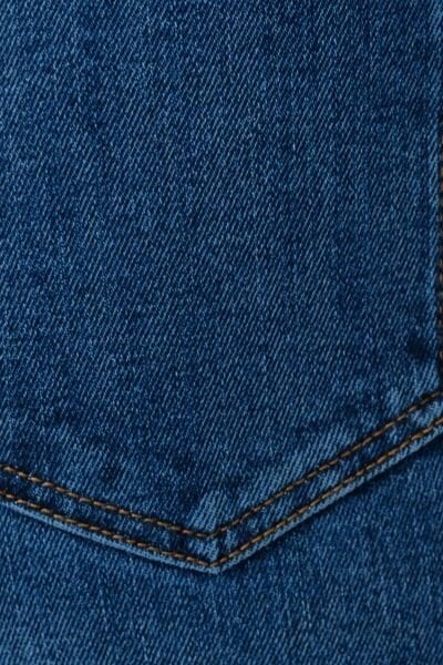 Loft 2037084 Mon Fit Açık Mavi Kadın Norma Paça Yüksek Bel Kot Pantalon