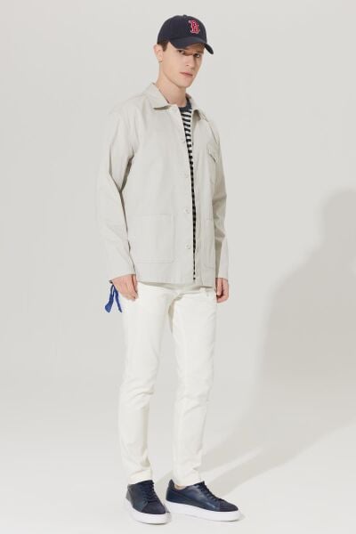 Altınyıldız 4A2023200045 Taş Ovr Dy Düğmeli Cepli Erkek Gömlek