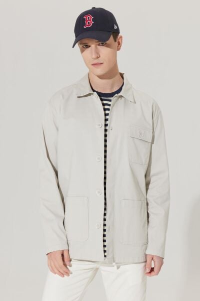 Altınyıldız 4A2023200045 Taş Ovr Dy Düğmeli Cepli Erkek Gömlek