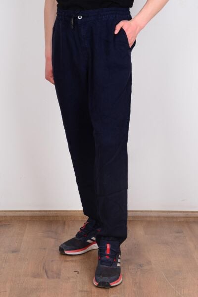 Wrangler W221266410 Chino Lacivert Beli Lastikli Erkek Pantolon