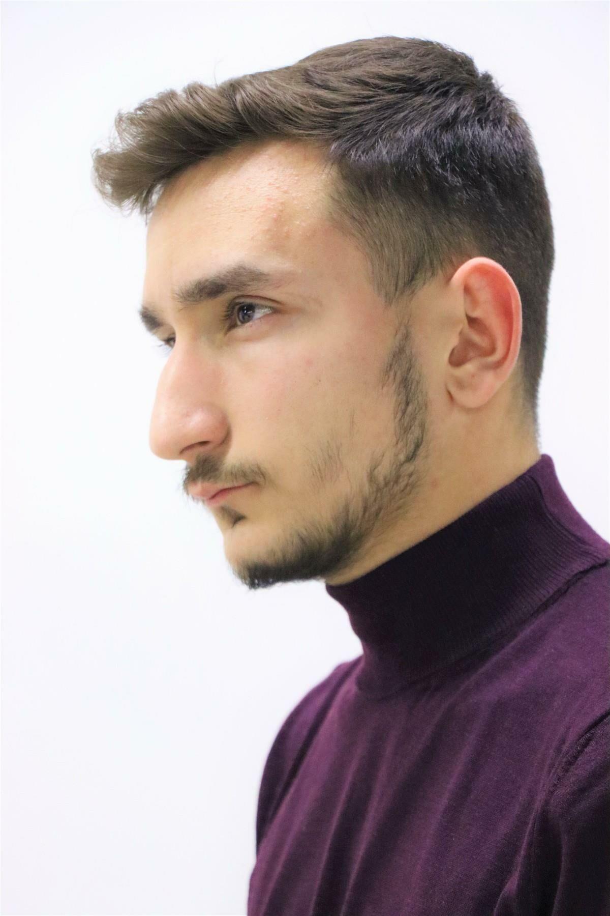 Lufian 112090102 Erkek Bordo Baıkçı Yaka Kazak