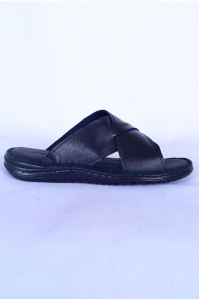 Ayakmod 476404 M Siyah Erkek Deri Rahat Taban Terlik