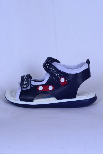 Ayakmod 22Y05 B Lacivert-Kırmızı-Beyaz Erkek Çocuk Sandalet