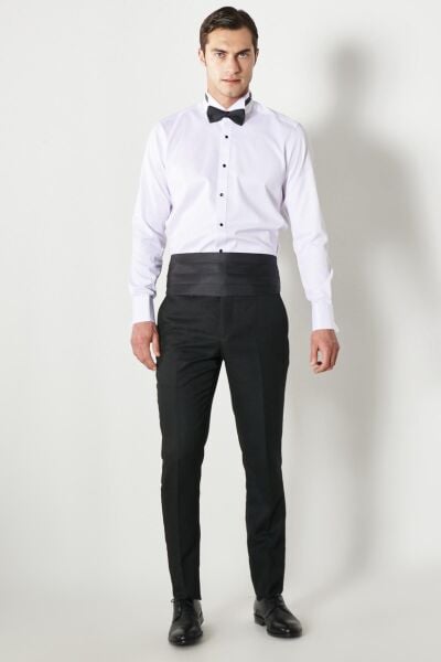 Altınyıldız 4A3222200011 6N Siyah Yelekli Erkek Smokin Takım