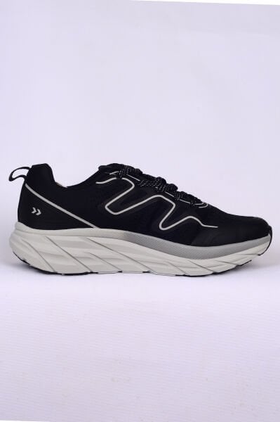 Hummel 900606-2123 HML TAUCAN Kaymaz Dış Taban Fileli Bağcıklı Günlük Siyah-Gri Erkek Spor Ayakkabı