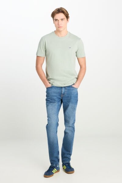 Lee ML60UFQ303 Mint Erkek Bisiklet Yaka Regular Fit T-Shirt
