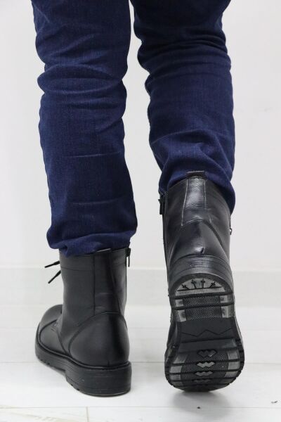 Pierre Cardin 381800 Erkek Siyah Deri Bot