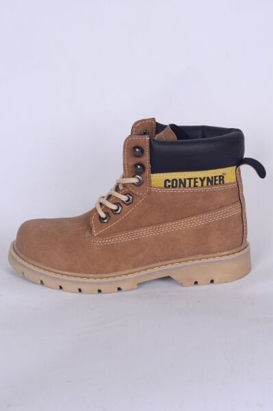 Walkway Conteyner 922 G Tarçın Nubuk Kadın Termo Taban  Bot Ayakkabı