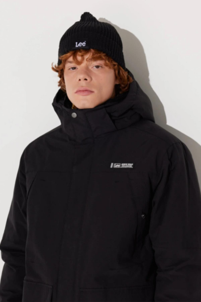 Lee L232220001 Outwear Siyah Erkek Mont