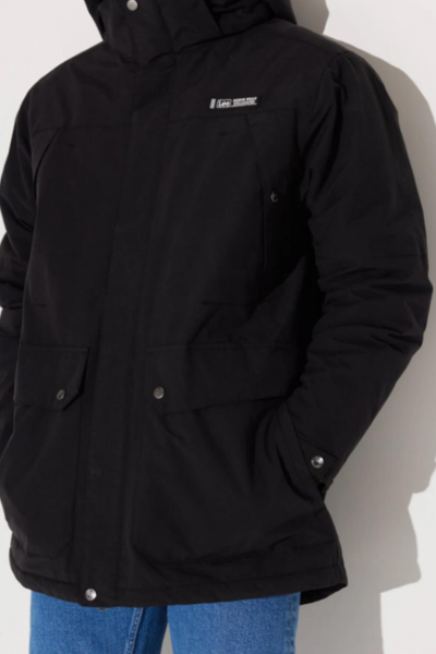Lee L232220001 Outwear Siyah Erkek Mont