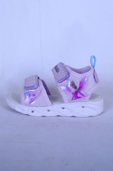 Ayakmod 018129 B Lila Işıklı Kız Çocucğu Sandalet