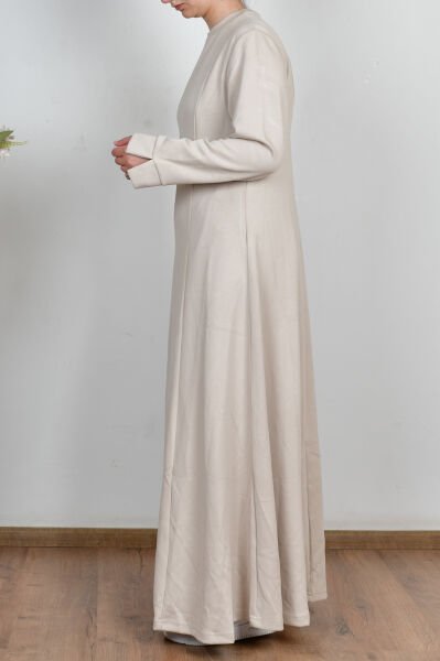 Allday B60192A0 Taş Kadın Yumuşak Dokulu Parçalı Elbise