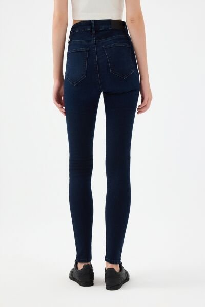 Loft 2037058 Natalie Koyu Mavi Kadın Dar Kesim Dar Paça Kot Pantolon