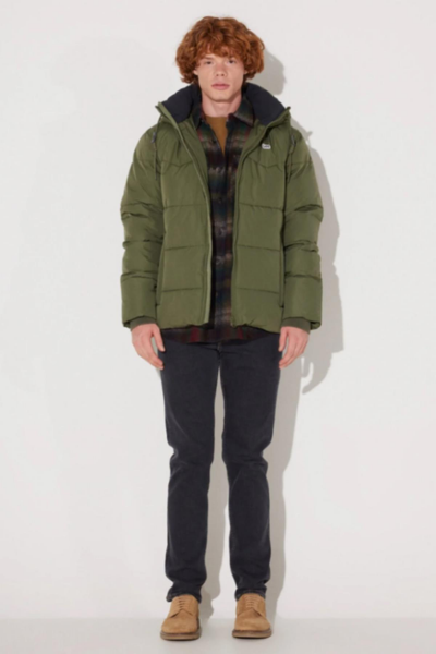 Lee L88BNYA61 Outwear Yağ Yeşili Erkek Mont