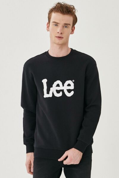 Lee L80XTJOJ  Erkek Haki Sweatshırt