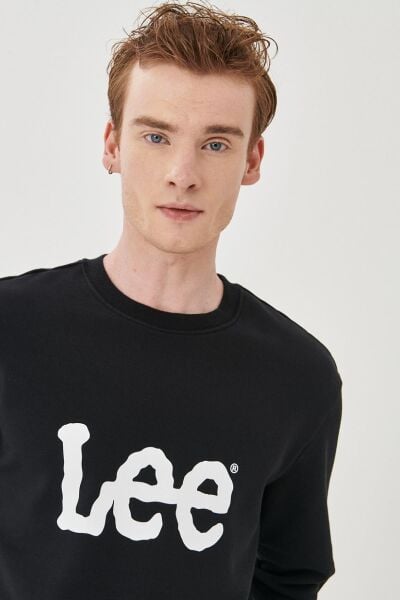 Lee L80XTJOJ  Erkek Haki Sweatshırt