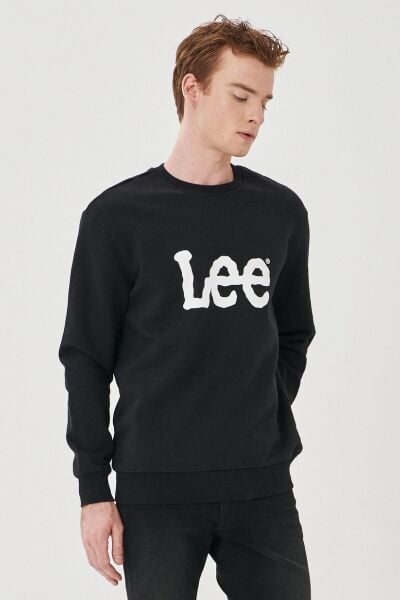 Lee L80XTJOJ  Erkek Haki Sweatshırt