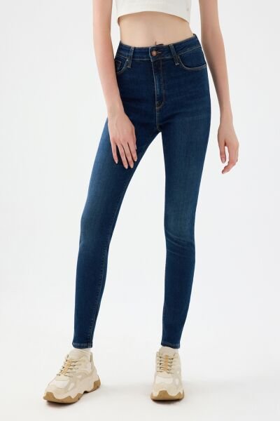 Loft 2037056 Natalie Açık Mavi Kadın Dar Kesim Dar Paça Kot Pantolon