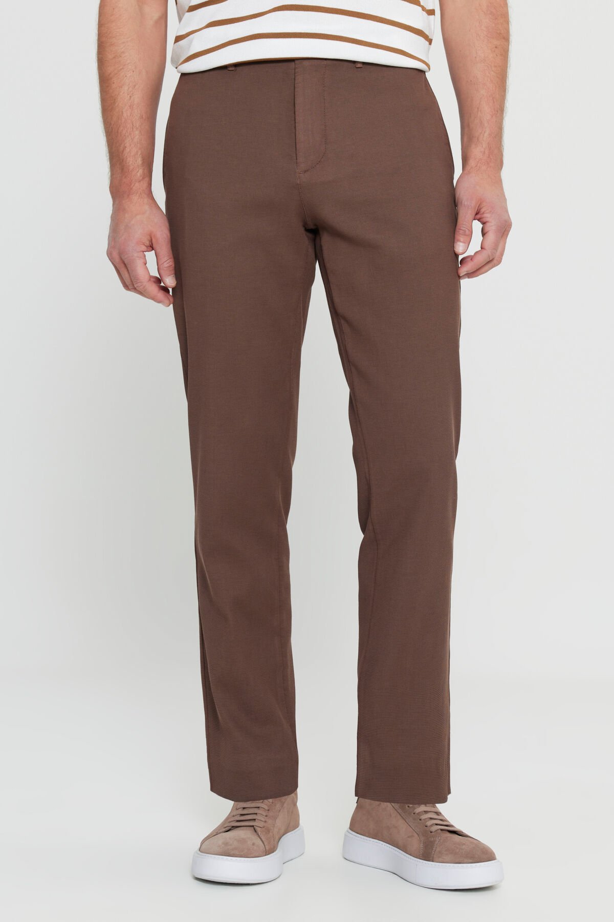 Altınyıldız ACE001252190 Vizon Erkek Normal Bel Normal Paça Comfort Fit Pantolon