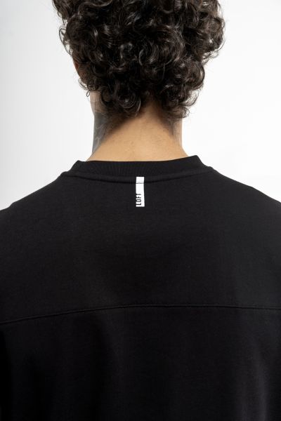 Loft 2034833 Siyah Erkek Regular Fit Bisiklet Yaka  Normal Kesim Loft Logo Yazı Baskılı %100 Pamuk Tşört