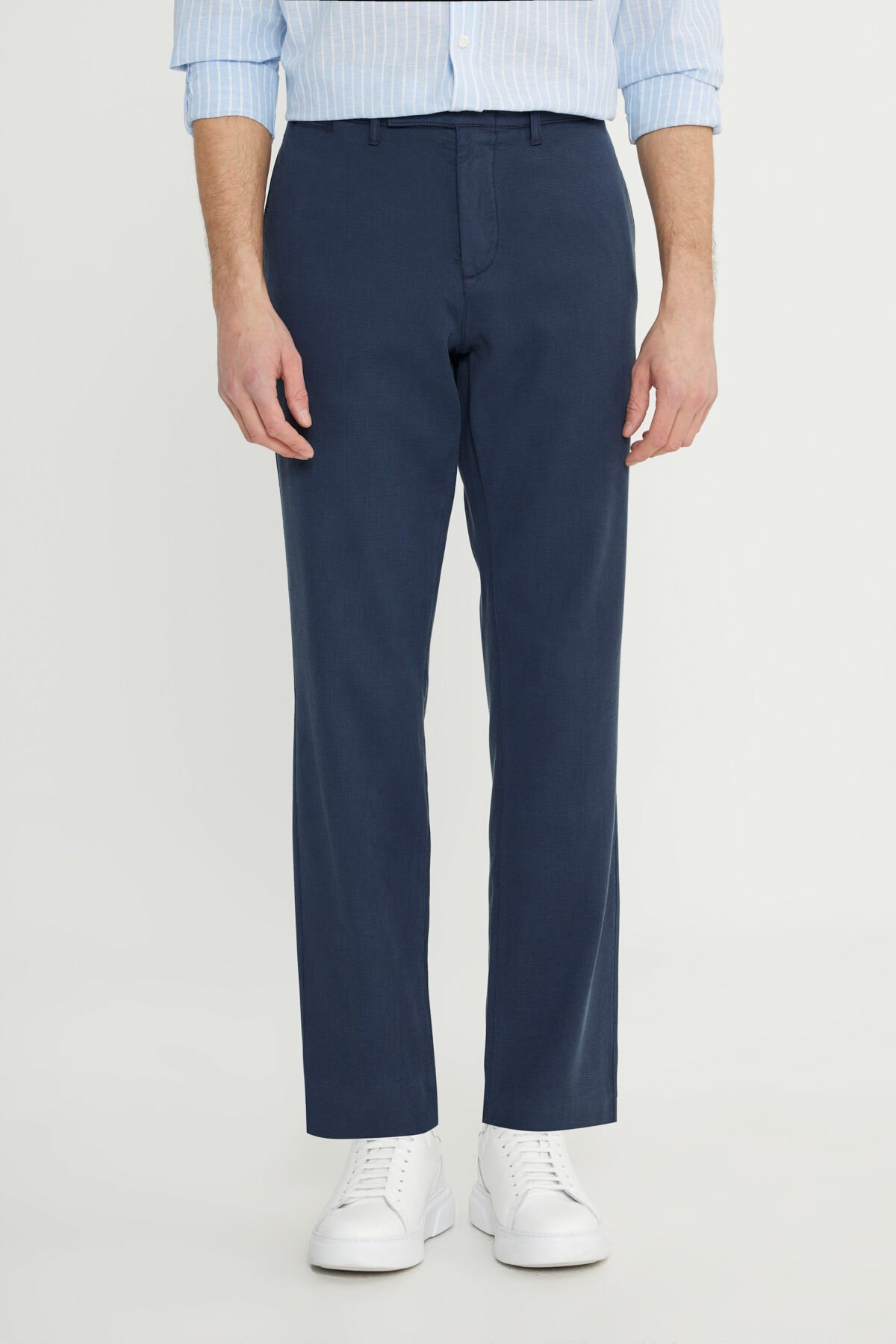 Altınyıldız ACE001252190 Lacivert Erkek Normal Bel Normal Paça Comfort Fit Pantolon