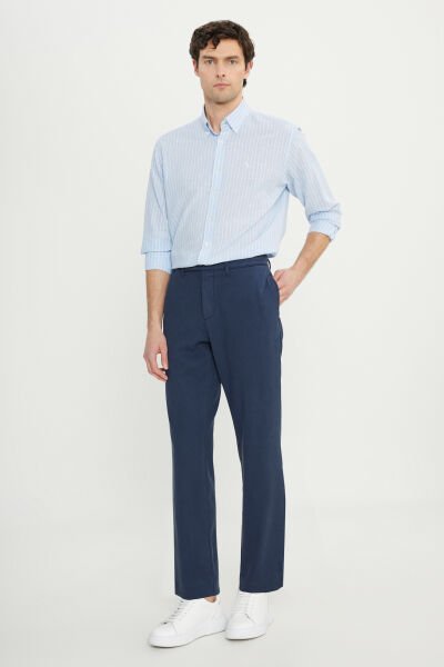 Altınyıldız ACE001252190 Lacivert Erkek Normal Bel Normal Paça Comfort Fit Pantolon