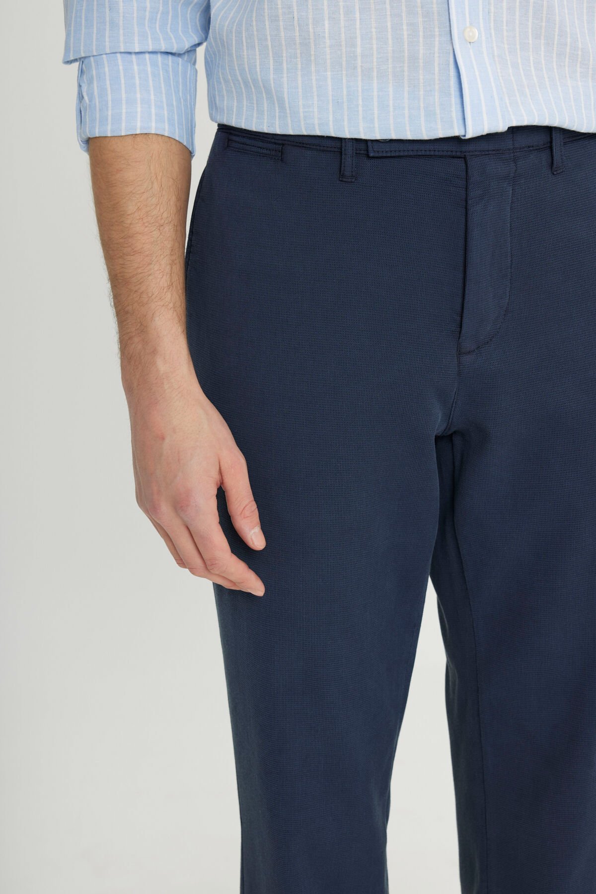 Altınyıldız ACE001252190 Lacivert Erkek Normal Bel Normal Paça Comfort Fit Pantolon