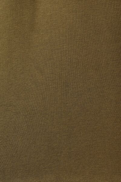 Loft 2034268 Haki Erkek Regular Fit Üç İplik Yazı Detaylı Bisiklet Yaka Sweat