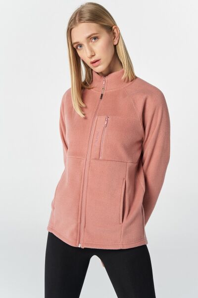 Hummel 921725-9859 Pudra Önü Fermuarlı Kadın Polar