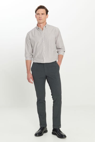 Altınyıldız ACE001252193 Antrasit Erkek Slim Fit Esnek Pantolon