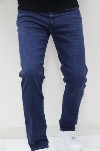 Wrangler W12SCV39X Texas Slim Erkek Lacivert Kot Pantolon