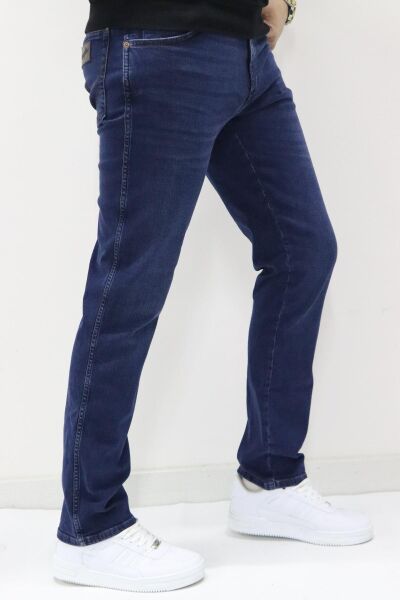 Wrangler W12SCV39X Texas Slim Erkek Lacivert Kot Pantolon