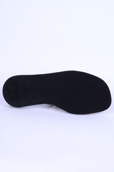 Pierre Cardin 5106 Taş Detaylı Rahat Taban Siyah Günlük Kadın Terlik