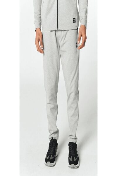 Hummel 931665-2006 Gri Yanları Cepli Beli Lastikli Erkek Eşofman Altı