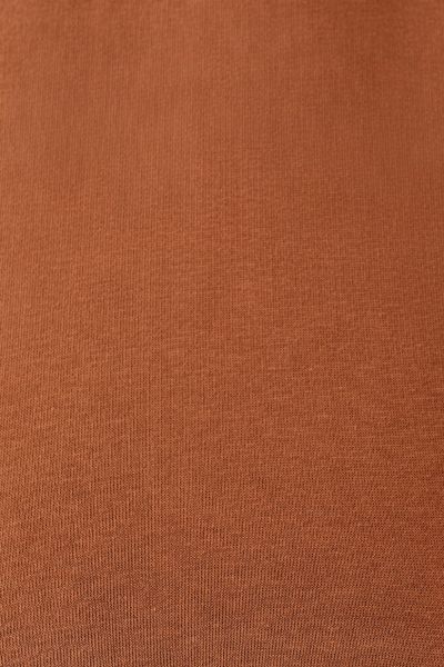 Loft 2034268 Kahverengi Erkek Regular Fit Üç İplik Yazı Detaylı Bisiklet Yaka Sweat