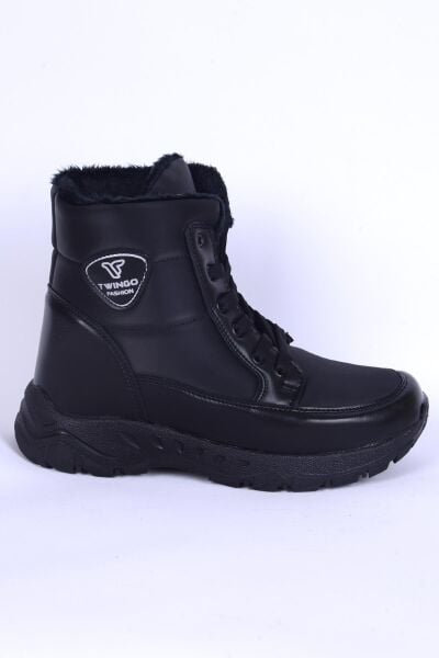 Walkway Parse Z Siyah-Zümrüt Kadın Deri Bot