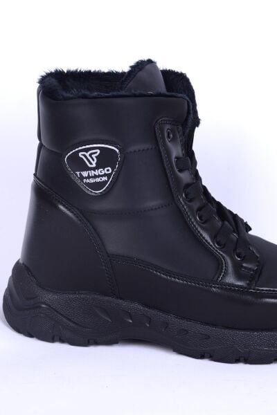 Walkway Parse Z Siyah-Zümrüt Kadın Deri Bot