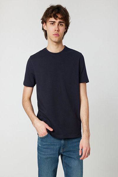 Loft 2026814 Lacivert Nokta Desenli Bisiklet Yaka Erkek T-Shirt
