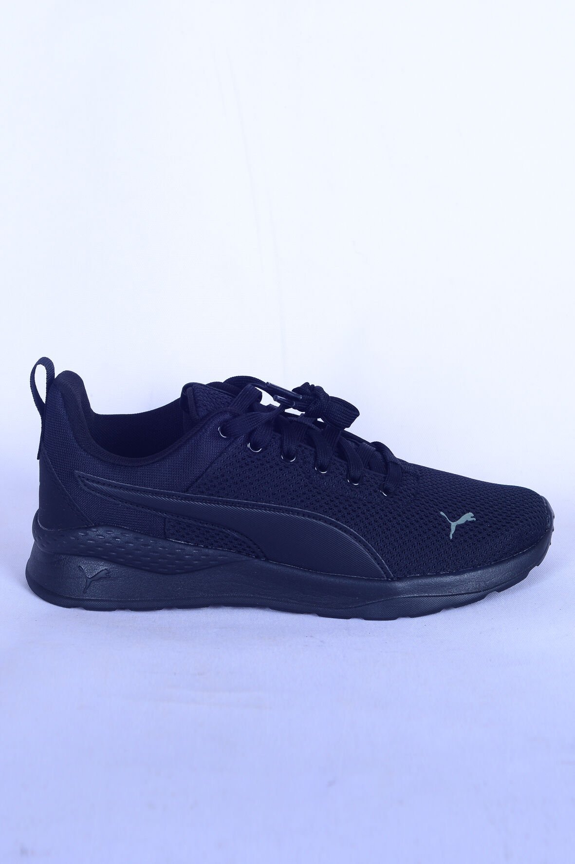 Puma 372004 10 Anzarun Lite Jr Bağcıklı Fileli Yandan Logolu Ortapedik Taban Siyah Kadın Günlük Spor Ayakkabı