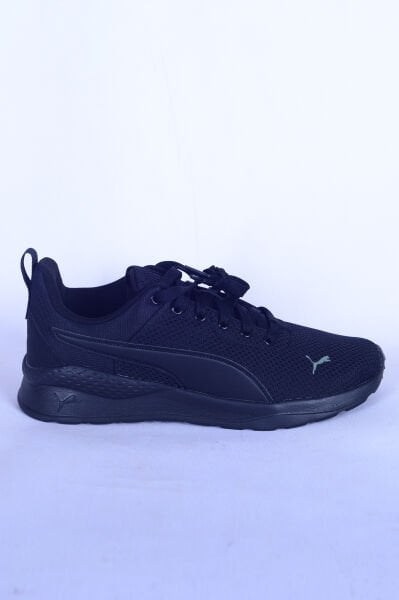 Puma 372004 10 Anzarun Lite Jr Bağcıklı Fileli Yandan Logolu Ortapedik Taban Siyah Kadın Günlük Spor Ayakkabı