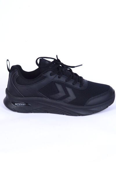 Hummel 900462-2042 Avila Fileli Şevron Detay Faylon Taban Esnek Hafif Siyah Günlük Unisex Spor Ayakkabı