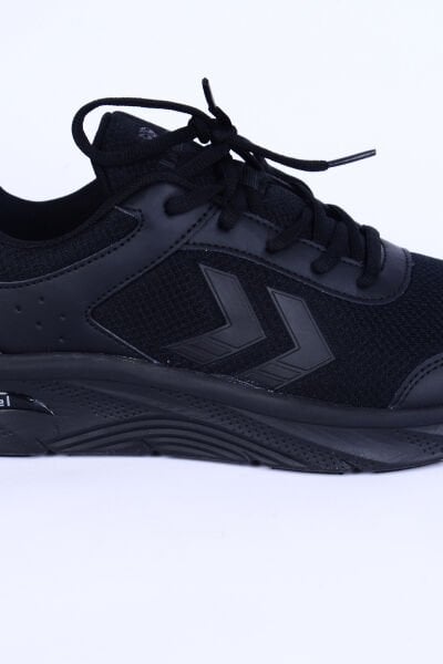 Hummel 900462-2042 Avila Fileli Şevron Detay Faylon Taban Esnek Hafif Siyah Günlük Unisex Spor Ayakkabı