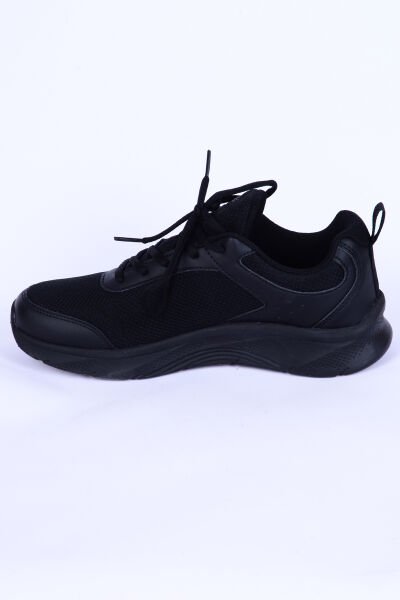 Hummel 900462-2042 Avila Fileli Şevron Detay Faylon Taban Esnek Hafif Siyah Günlük Unisex Spor Ayakkabı
